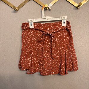 Floral Pink Skort